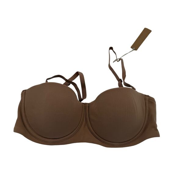 Skims Fits Everybody Strapless Bra Sienna NWT Size 32B - Picture 1 of 4